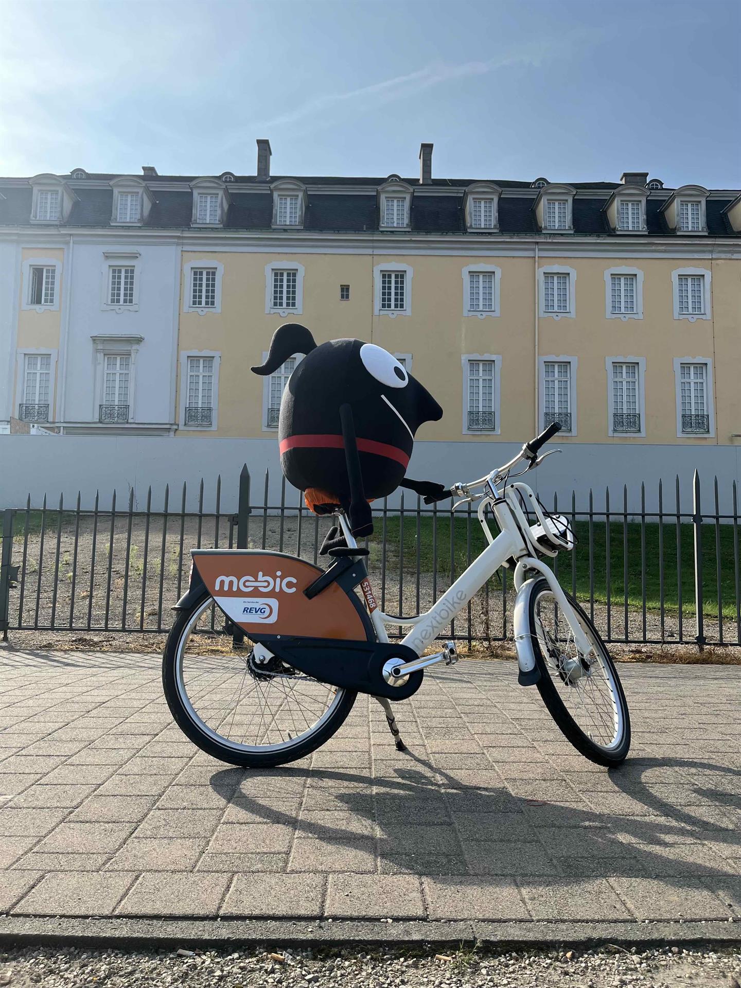 Edda auf mobic-Bike